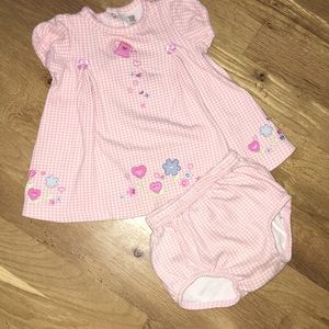 Sweet, two piece baby girl outfit